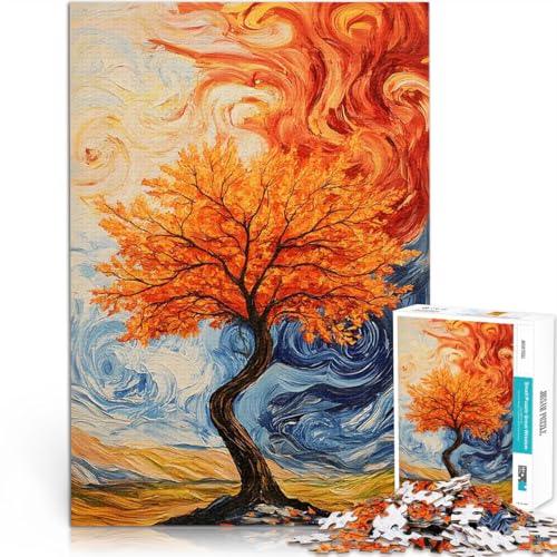 Herbstbaummalerei Puzzle 2000 Teile für Erwachsene Geschenke zum Suchbegriff: Herausfordernde Spiele Geburtstagsgeschenk 70x100cm von SYUNFEI