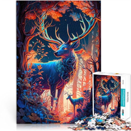 Hirsch Magisches Reich 2000-teilige Puzzles für Teenager Spielzeug-Intellektuelles Spiel einzigartiges Herausforderungsspiel 70x100cm Hirsch Magisches Reich 2000-teilige Puzzles für Teenager Spielzeug-Intellektuelles Spiel einzigartiges Herausforderungsspiel 70x100cm von SYUNFEI