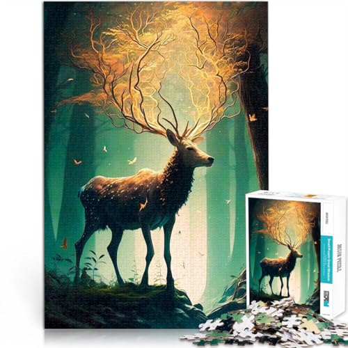 Hirsch Mythisches Abenteuer 2000-teilige Puzzles für Teenager Quizspiel Lustige Aktivitäten für zu Hause, Geburtstagsgeschenk, Reisegeschenk, 70x100cm Hirsch Mythisches Abenteuer 2000-teilige Puzzles für Teenager Quizspiel Lustige Aktivitäten für zu Hause, Geburtstagsgeschenk, Reisegeschenk, 70x100cm von SYUNFEI