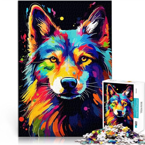 Hund 1000-teilige Puzzles für Erwachsene Gehirnintelligenz-Herausforderung süchtig machendes Spielzeug Lustiges Geschenk 38x26cm Hund 1000-teilige Puzzles für Erwachsene Gehirnintelligenz-Herausforderung süchtig machendes Spielzeug Lustiges Geschenk 38x26cm von SYUNFEI