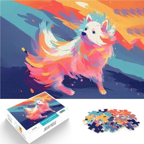 Hund mit Stil 2000-teilige Puzzles für Teenager Stressabbau – Staycation – Zeit totschlagen Tolle Geschenke und Spielzeuge 70x100cm von SYUNFEI