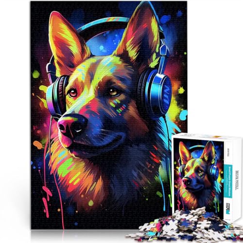 Hundekopfhörer 2000-Teile-Puzzle für Erwachsene Trainieren Sie Ihr Gehirn und Ihre Hände Einzigartige Geburtstags- und Geschenkideen 70x100cm Hundekopfhörer 2000-Teile-Puzzle für Erwachsene Trainieren Sie Ihr Gehirn und Ihre Hände Einzigartige Geburtstags- und Geschenkideen 70x100cm von SYUNFEI