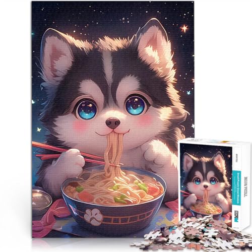 Husky isst Spaghetti 2000-teilige Puzzles für Teenager Spielzeug-Intellektuelles Spiel Einzigartige Geburtstags- und Geschenkideen 70x100cm Husky isst Spaghetti 2000-teilige Puzzles für Teenager Spielzeug-Intellektuelles Spiel Einzigartige Geburtstags- und Geschenkideen 70x100cm von SYUNFEI