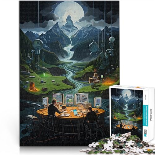 Internetkunst Puzzle 1000 Teile für Erwachsene Geschenke zum Suchbegriff: Herausfordernde Spiele für Heimdekoration 38x26cm von SYUNFEI