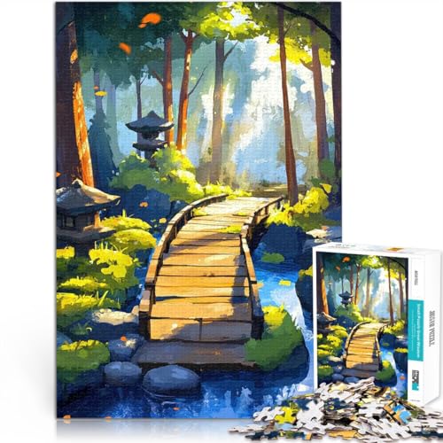 Japanische Gartenbrücke 1000-teilige Puzzles für Erwachsene Quizspiel Jedes Stück ist einzigartig – Anspruchsvolles Familienspiel 38x26cm Japanische Gartenbrücke 1000-teilige Puzzles für Erwachsene Quizspiel Jedes Stück ist einzigartig – Anspruchsvolles Familienspiel 38x26cm von SYUNFEI