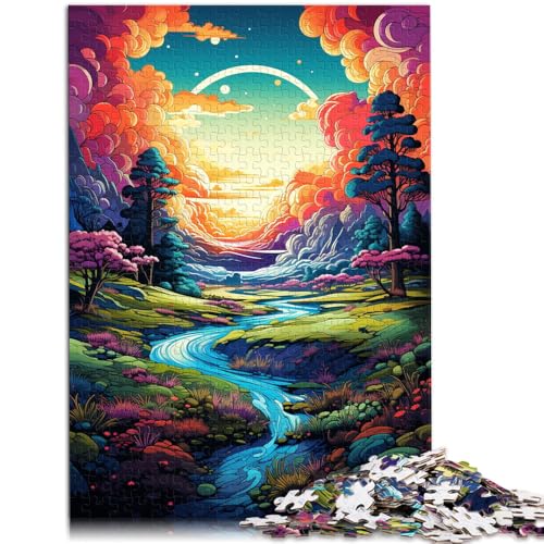 1000-teiliges Puzzle für Erwachsene, Landschaft, 26 x 38cm, Teenager ab 14 Jahren von SYUNFEI
