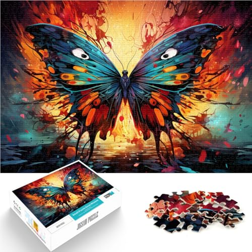 Puzzle für Erwachsene, 1000 Teile, Schmetterlingspuzzle, Geschenke, 10,27 x 14,96 Zoll, tolles Teenager ab 14 Jahren von SYUNFEI
