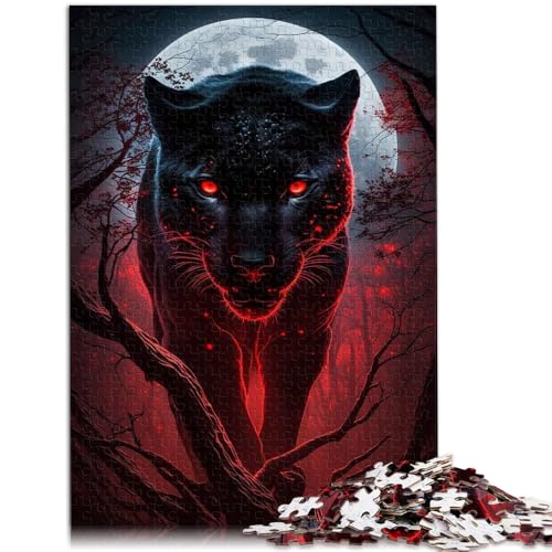 1000-teiliges Puzzle für Erwachsene, Leoparden-Puzzle – anspruchsvolles Spiel, Lernspiel für Geburtstag, Weihnachten, 26x38cm von SYUNFEI