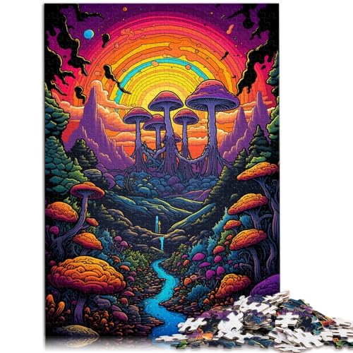 Puzzle für Erwachsene, 1000 Teile, Pilz-Puzzle, Geschenke, 10,27 x 14,96 Zoll, Teenager ab 14 Jahren von SYUNFEI