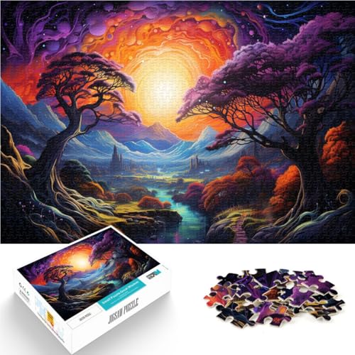 Puzzle für Erwachsene mit 1000 Teilen, Nara-Park, für Familienspaß, jedes Teil ist einzigartig – anspruchsvolles Familienspiel, 26x38cm, für 14-Jährige von SYUNFEI