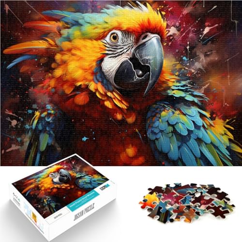 Puzzle für Erwachsene mit 1000 Teilen, Papagei, für Familienspaß, 26 x 38cm, tolles Teenager ab 14 Jahren Puzzle für Erwachsene mit 1000 Teilen, Papagei, für Familienspaß, 26 x 38cm, tolles Teenager ab 14 Jahren von SYUNFEI