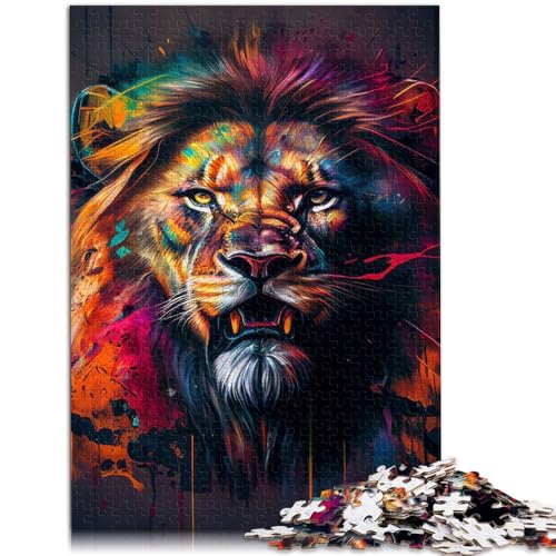 Puzzle für Erwachsene mit 1000 Teilen, „Der stolze Löwe“, Denksportaufgabe für 26 x 38cm, Kunstwerk für Teenager ab 14 Jahren Puzzle für Erwachsene mit 1000 Teilen, „Der stolze Löwe“, Denksportaufgabe für 26 x 38cm, Kunstwerk für Teenager ab 14 Jahren von SYUNFEI