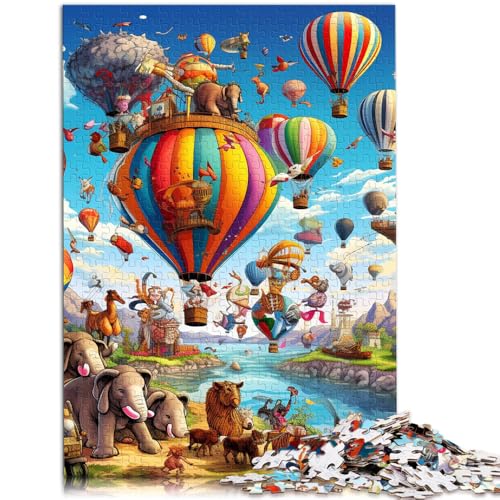 Puzzle 1000 Teile für Erwachsene Animal Party für Puzzle ganze Familie 10,27 Zoll x 14,96 Zoll Geeignet für und Jugendliche ab 14 Jahren von SYUNFEI
