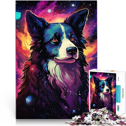 Puzzle für Erwachsene, 1000 Teile, Kunst, Border Collie, Lernspiele, Heimdekoration, Puzzle, Heimkunstdekor, 10,27 Zoll x 14,96 Zoll, für 14-Jährige Puzzle für Erwachsene, 1000 Teile, Kunst, Border Collie, Lernspiele, Heimdekoration, Puzzle, Heimkunstdekor, 10,27 Zoll x 14,96 Zoll, für 14-Jährige von SYUNFEI