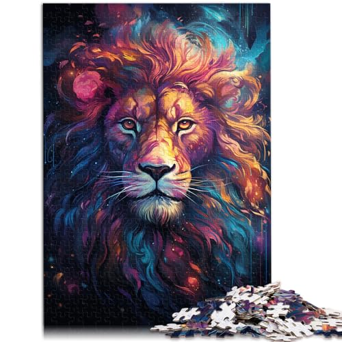 Puzzle 1000 Teile für Erwachsene, Weltraumlöwe, 26 x 38cm, Lernspiel für Geburtstag, Weihnachten Puzzle 1000 Teile für Erwachsene, Weltraumlöwe, 26 x 38cm, Lernspiel für Geburtstag, Weihnachten von SYUNFEI