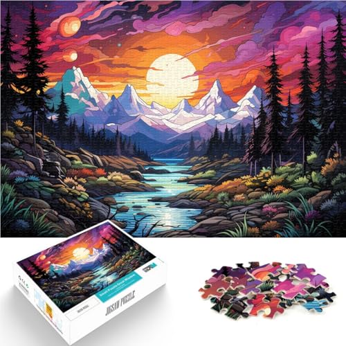 1000-teiliges Puzzle für Erwachsene, Berge der Sierra Nevada, Lernspiele, Heimdekoration, Puzzle, EIN Kunstwerk, 26x38cm 1000-teiliges Puzzle für Erwachsene, Berge der Sierra Nevada, Lernspiele, Heimdekoration, Puzzle, EIN Kunstwerk, 26x38cm von SYUNFEI