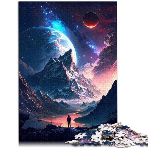 1000-teiliges Puzzle für Erwachsene, Stellar Twilight Galaxy Puzzle, Lernspiele, Lernspiel für Geburtstag, Weihnachten, 10,27 Zoll x 14,96 Zoll von SYUNFEI