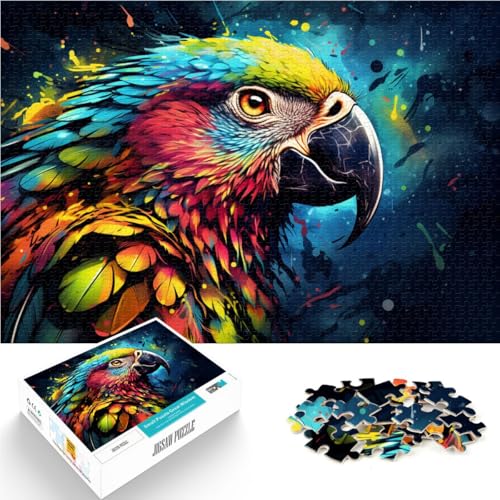 1000-teiliges Puzzle für Erwachsene, Papagei-Puzzle, 26 x 38cm, Geburtstagsgeschenk, Geschenke für Teenager ab 14 Jahren 1000-teiliges Puzzle für Erwachsene, Papagei-Puzzle, 26 x 38cm, Geburtstagsgeschenk, Geschenke für Teenager ab 14 Jahren von SYUNFEI