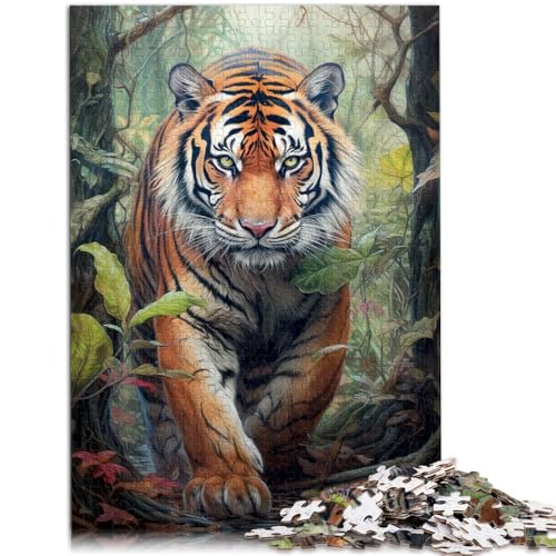 Puzzle für Erwachsene, 1000 Teile, Tiger, anspruchsvolles Spiel, Geschenke, Wanddekoration, einzigartige Geburtstags, 10,27 x 14,96 Zoll von SYUNFEI