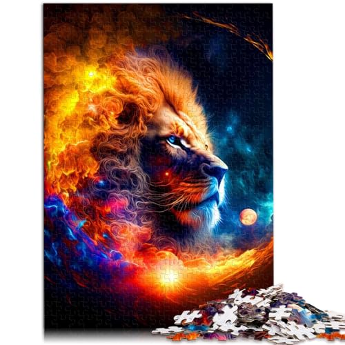 1000-teiliges Puzzle für Erwachsene, Löwe, Lernspielzeug, 26 x 38cm, anspruchsvolles Puzzlespiel und Familienspiel 1000-teiliges Puzzle für Erwachsene, Löwe, Lernspielzeug, 26 x 38cm, anspruchsvolles Puzzlespiel und Familienspiel von SYUNFEI