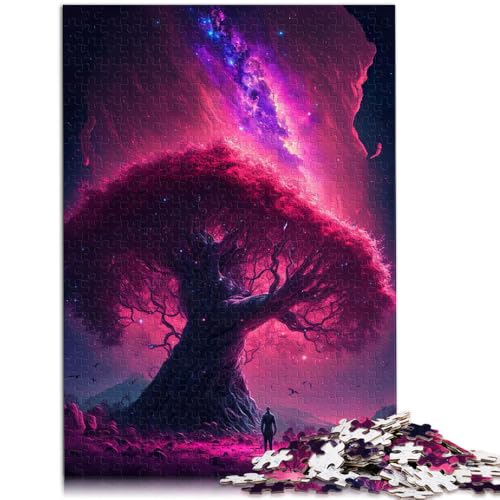 Puzzle 1000 Teile für Erwachsene, Aurora Tree Cartoon Puzzle, geeignet als Schreibtischdekoration, 10,27 x 14,96 Zoll, für Teenager ab 14 Jahren Puzzle 1000 Teile für Erwachsene, Aurora Tree Cartoon Puzzle, geeignet als Schreibtischdekoration, 10,27 x 14,96 Zoll, für Teenager ab 14 Jahren von SYUNFEI