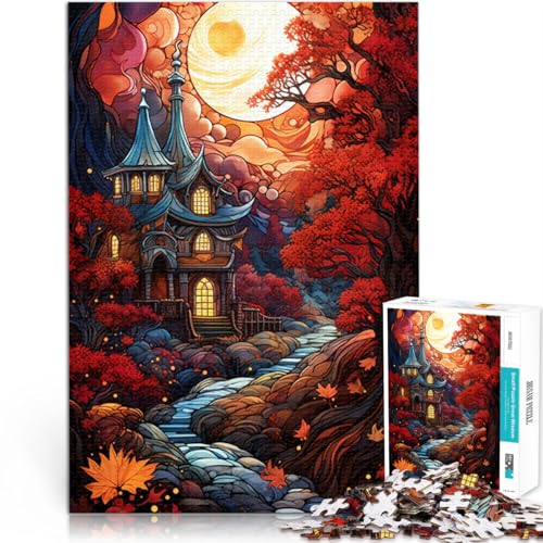 Puzzle für Erwachsene, 1000 Teile, bunt, Golden Retriever, Babyspielzeug, Denkspiel, 10,27 Zoll x 14,96 Zoll, Weihnachts-Puzzle-Geschenke von SYUNFEI