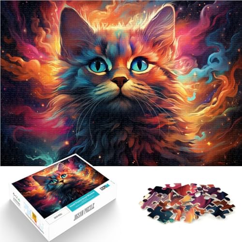 Jigsaw Puzzles for Adults Cute Nebula Kitten 1000 Piece Jigsaw Puzzle 10.27 in x 14.96 in Cardboard Puzzles for Adults & Kids Age 14 Up Colorful Designs Puzzle Jigsaw Puzzles for Adults Cute Nebula Kitten 1000 Piece Jigsaw Puzzle 10.27 in x 14.96 in Cardboard Puzzles for Adults & Kids Age 14 Up Colorful Designs Puzzle von SYUNFEI