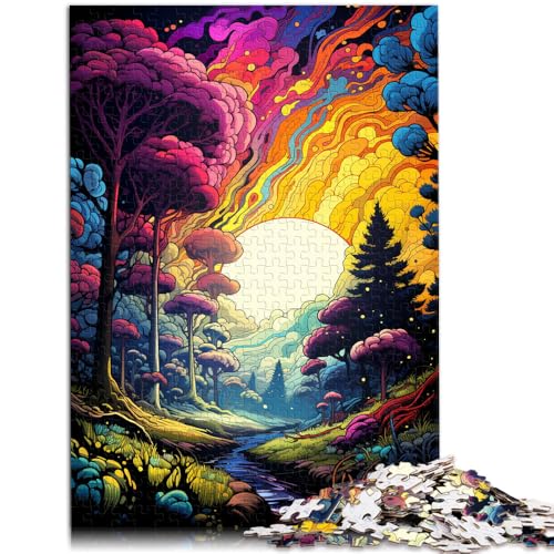 Puzzle für Erwachsene, 1000 Teile, Naturlandschaft, Lernspielzeug, Familienspiele, 10,27 x 14,96 Zoll, Wichtelgeschenke von SYUNFEI