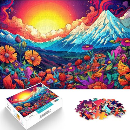 Puzzle für Erwachsene 1000 Teile Blumen und Berge Lernspielzeug Weihnachtsgeburtstagsgeschenke 10,27 Zoll x 14,96 Zoll Puzzle für Erwachsene 1000 Teile Blumen und Berge Lernspielzeug Weihnachtsgeburtstagsgeschenke 10,27 Zoll x 14,96 Zoll von SYUNFEI