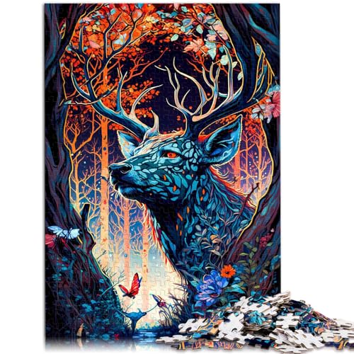 1000-teiliges Puzzle für Erwachsene, Fuchsgemälde, 26 x 38cm, Teenager ab 14 Jahren von SYUNFEI