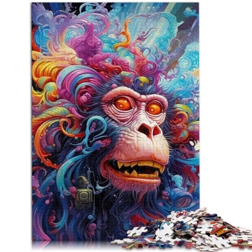 Puzzle 1000 Teile für Erwachsene, Affen-Puzzle, Lernspiele, 26 x 38cm, tolle Geschenke und Spielzeuge für Teenager ab 14 Jahren von SYUNFEI