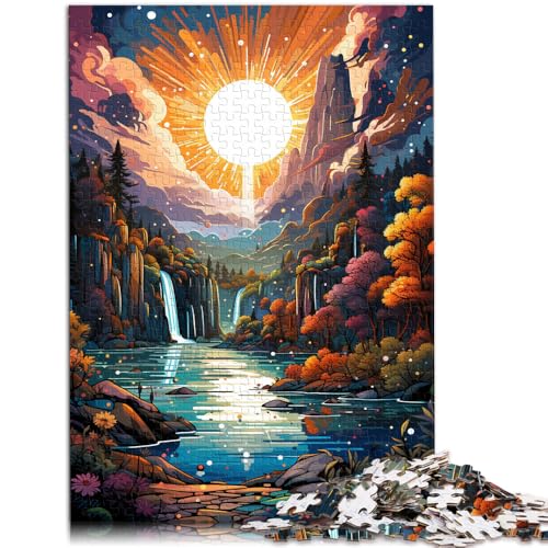 Puzzle mit 1000 Teilen für Erwachsene vom Nationalpark Plitvicer Seen, Denkspiel, 26 x 38cm, Stressabbau, Urlaub zu Hause, Zeit totschlagen von SYUNFEI