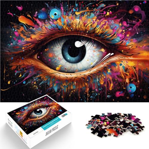Puzzle für Erwachsene, 2000 Teile, farbenfrohe Kunstaugen, Spielzeug, Lernspiele, Stressabbau, geeignet für Paare, 70 x 100 cm, für 14-Jährige Puzzle für Erwachsene, 2000 Teile, farbenfrohe Kunstaugen, Spielzeug, Lernspiele, Stressabbau, geeignet für Paare, 70 x 100 cm, für 14-Jährige von SYUNFEI