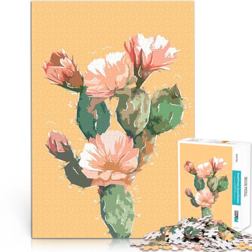 Kaktusblüte Teenager-Puzzle 2000 Teile Gehirnintelligenz-Herausforderung süchtig machendes Spielzeug Gutes Geschenk 70x100cm von SYUNFEI