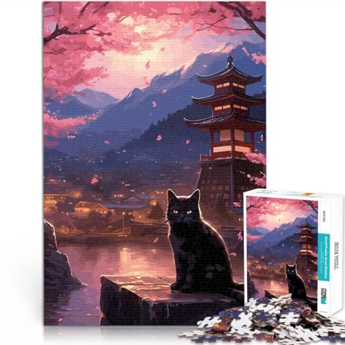 Katze Kirschblüten Teenager 2000-teiliges Puzzle Stressabbau – Staycation – Zeit totschlagen Tolles Geschenk für Spiele 70x100cm Katze Kirschblüten Teenager 2000-teiliges Puzzle Stressabbau – Staycation – Zeit totschlagen Tolles Geschenk für Spiele 70x100cm von SYUNFEI