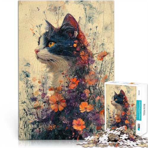 Katze in einem Blumenfeld 2000-teiliges Puzzle für Erwachsene Hands-on-Spiel Jedes Stück ist einzigartig – Anspruchsvolles Familienspiel 70x100cm Katze in einem Blumenfeld 2000-teiliges Puzzle für Erwachsene Hands-on-Spiel Jedes Stück ist einzigartig – Anspruchsvolles Familienspiel 70x100cm von SYUNFEI