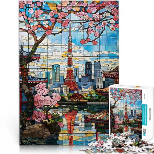 Kirschblüten in Tokio 1000-teilige Puzzles für Erwachsene Pädagogisches Spielzeug zum Stressabbau Tolle Geschenke und Spielzeuge 38x26cm Kirschblüten in Tokio 1000-teilige Puzzles für Erwachsene Pädagogisches Spielzeug zum Stressabbau Tolle Geschenke und Spielzeuge 38x26cm von SYUNFEI