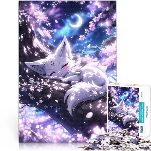 Kirschblütenträume 1000-teiliges Puzzle für Erwachsene Spielzeug Lernspiele Stressabbau einzigartiges Herausforderungsspiel 38x26cm von SYUNFEI