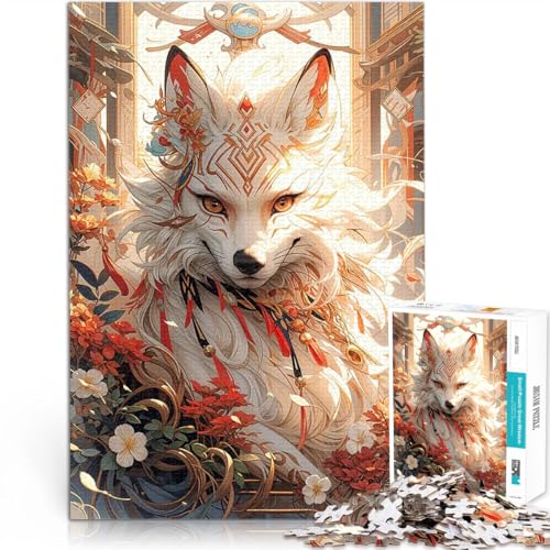 Kitsune-Geist Teenager-Puzzles 1000 Teile Gehirnintelligenz-Herausforderung süchtig machendes Spielzeug Für Paare geeignet 38x26cm von SYUNFEI