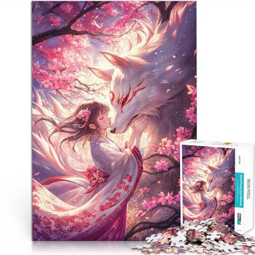 Kitsune ätherische Bindung Puzzle für Jugendliche 1000 Teile Denkspiel Lustige Aktivitäten für zu Hause, Geburtstagsgeschenk, Reisegeschenk, 38x26cm Kitsune ätherische Bindung Puzzle für Jugendliche 1000 Teile Denkspiel Lustige Aktivitäten für zu Hause, Geburtstagsgeschenk, Reisegeschenk, 38x26cm von SYUNFEI