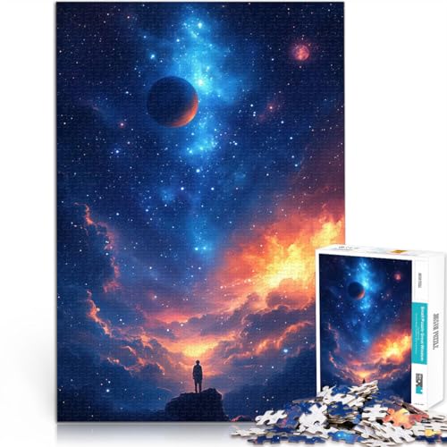 Kosmische Landschaft Teenager 2000-teiliges Puzzle Stressabbau – Staycation – Zeit totschlagen Tolles Geschenk für Spiele 70x100cm von SYUNFEI