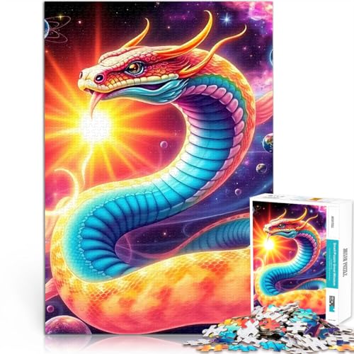 Kosmische Schlange Puzzle für Erwachsene mit 1000 Teilen Pädagogisches Spielzeug zum Stressabbau Heimdekoration Spielzeug 38x26cm Kosmische Schlange Puzzle für Erwachsene mit 1000 Teilen Pädagogisches Spielzeug zum Stressabbau Heimdekoration Spielzeug 38x26cm von SYUNFEI