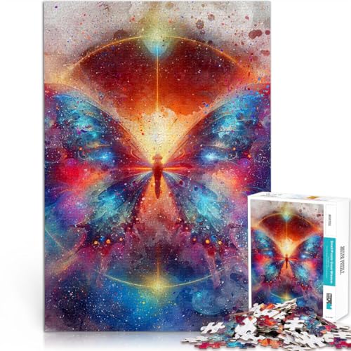 Kosmische Schmetterling Aquarellmalerei 1000-teilige Puzzles für Erwachsene Stressabbau-Spielzeug tolles Geschenk 38x26cm Kosmische Schmetterling Aquarellmalerei 1000-teilige Puzzles für Erwachsene Stressabbau-Spielzeug tolles Geschenk 38x26cm von SYUNFEI