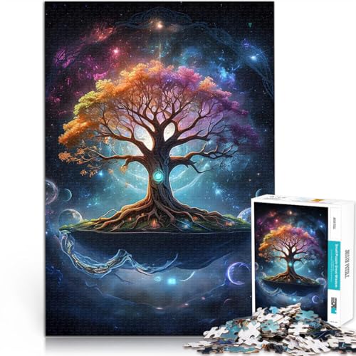 Kosmischer Lebensbaum 2000-Teile-Puzzle für Teenager Spielzeug-Intellektuelles Spiel Wanddekoration Einzigartige Geburtstags 70x100cm von SYUNFEI