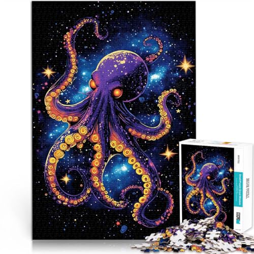 Kosmischer Oktopus Teenager 1000-teiliges Puzzle Dekomprimierendes intellektuelles Lernspielzeug Geschenk zum Geburtstag 38x26cm Kosmischer Oktopus Teenager 1000-teiliges Puzzle Dekomprimierendes intellektuelles Lernspielzeug Geschenk zum Geburtstag 38x26cm von SYUNFEI