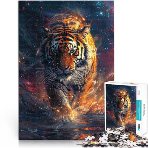Kosmischer Tiger Teenager 2000-teiliges Puzzle Familienspiel zum Stressabbau, schwierige Herausforderung Heimdekoration 70x100cm Kosmischer Tiger Teenager 2000-teiliges Puzzle Familienspiel zum Stressabbau, schwierige Herausforderung Heimdekoration 70x100cm von SYUNFEI