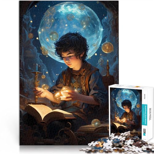 Kosmischer Zaubererjunge Puzzle 2000 Teile für Jugendliche Quizspiel Jedes Stück ist einzigartig – Anspruchsvolles Familienspiel 70x100cm von SYUNFEI
