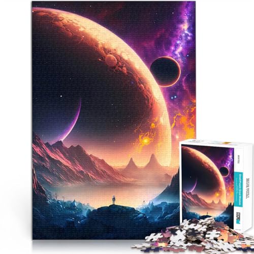 Kosmos enthüllt Landschaft Puzzle für Teenager 2000 Teile Anspruchsvolles Spiel und Familienspaß Wanddekoration 70x100cm von SYUNFEI