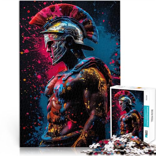 Krieger Spartanischer Soldat 1000-teiliges Puzzle für Teenager Familienaktivität Lustige Aktivitäten für zu Hause, Geburtstagsgeschenk, Reisegeschenk, 38x26cm Krieger Spartanischer Soldat 1000-teiliges Puzzle für Teenager Familienaktivität Lustige Aktivitäten für zu Hause, Geburtstagsgeschenk, Reisegeschenk, 38x26cm von SYUNFEI