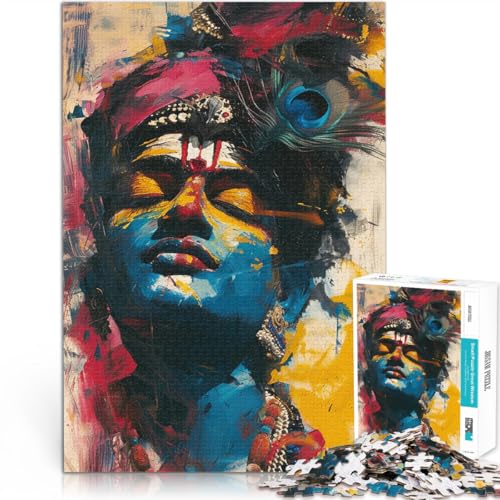 Krishna-Pracht 1000-teilige Puzzles für Erwachsene Geschenke zum Suchbegriff: Herausfordernde Spiele Perfekte Dekoration 38x26cm Krishna-Pracht 1000-teilige Puzzles für Erwachsene Geschenke zum Suchbegriff: Herausfordernde Spiele Perfekte Dekoration 38x26cm von SYUNFEI